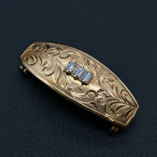 画像2137：K14 メレダイヤオーダーメイド 帯留